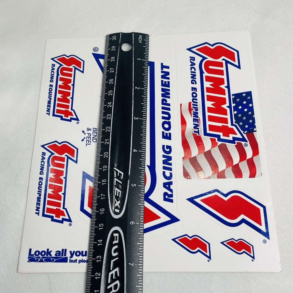 SUMMIT RACING EQUIPMENT Auto Car 8 Sticker Sheet Look Don’t Touch - Picture 8 of 8